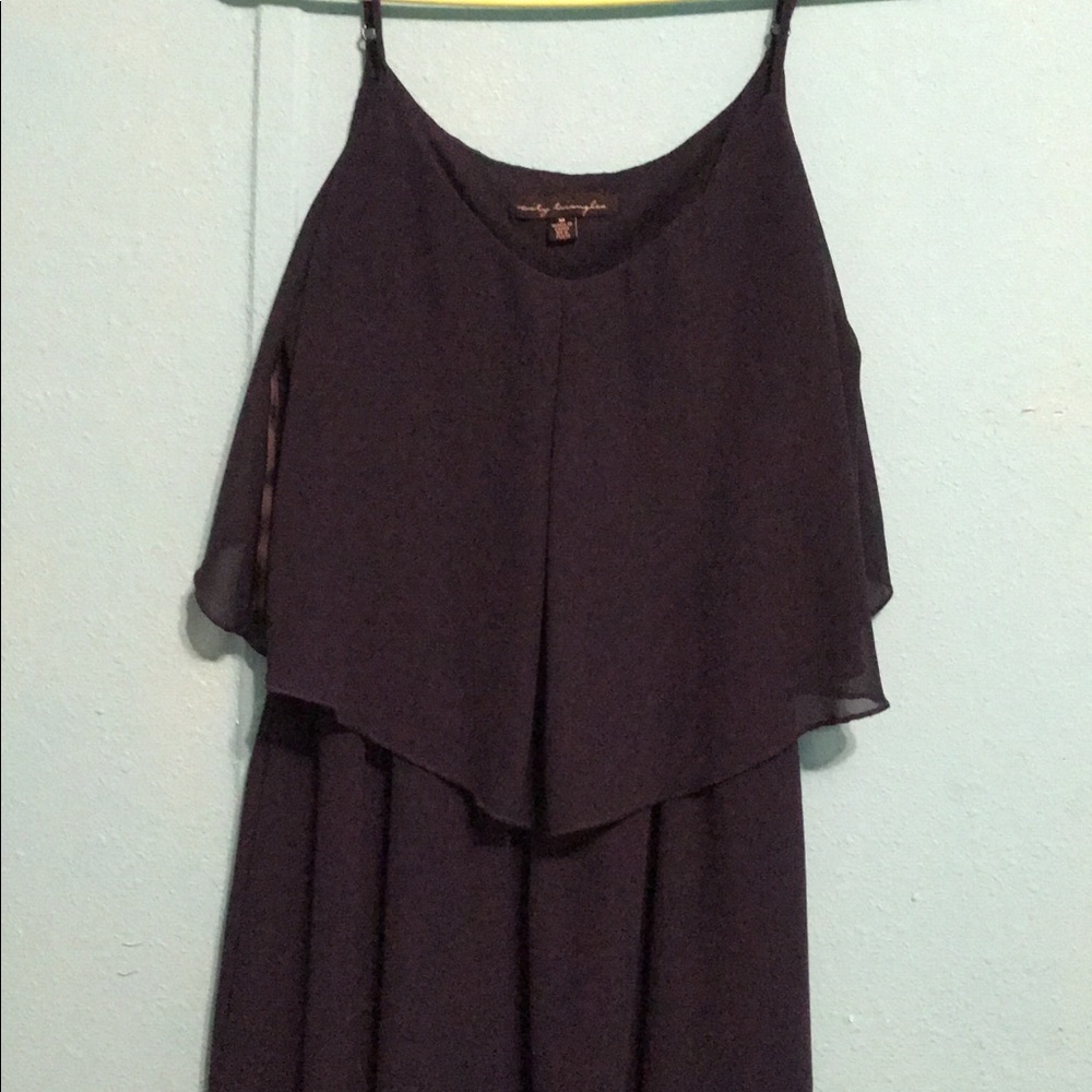 Navy blue mini dress